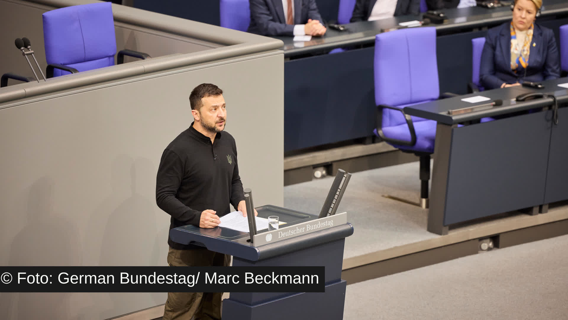 Rede von Präsident Wolodymyr Selenskyj vor dem Bundestag