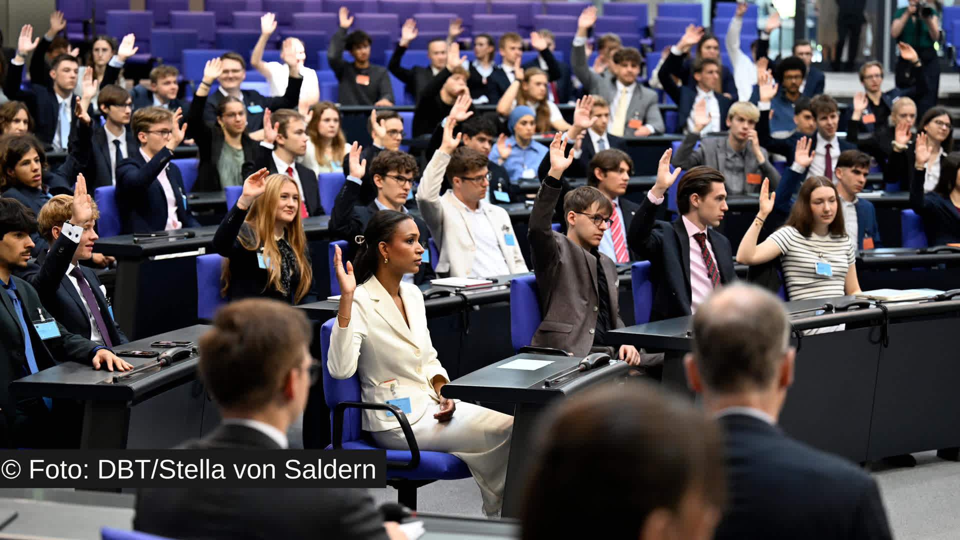 Jugend und Parlament 2026: Eröffnung und erste Lesung